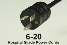 Hospital Grade NEMA 5-20 Hospital Grade Power Cord