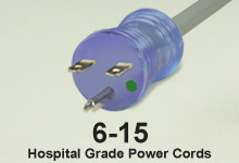 Hospital Grade NEMA 5-20 Hospital Grade Power Cord